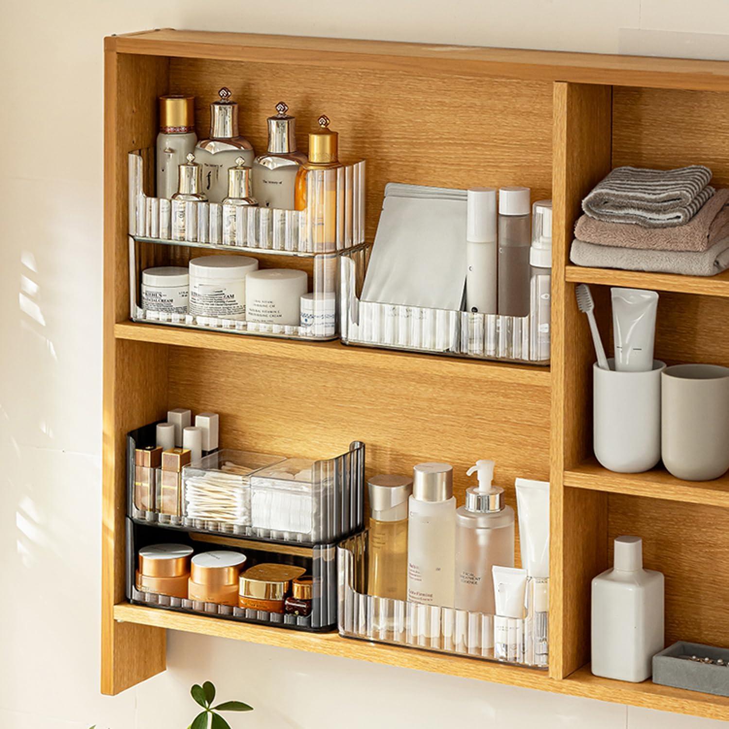 Organizador de Estantes MORNITE 2 Niveles Transparente