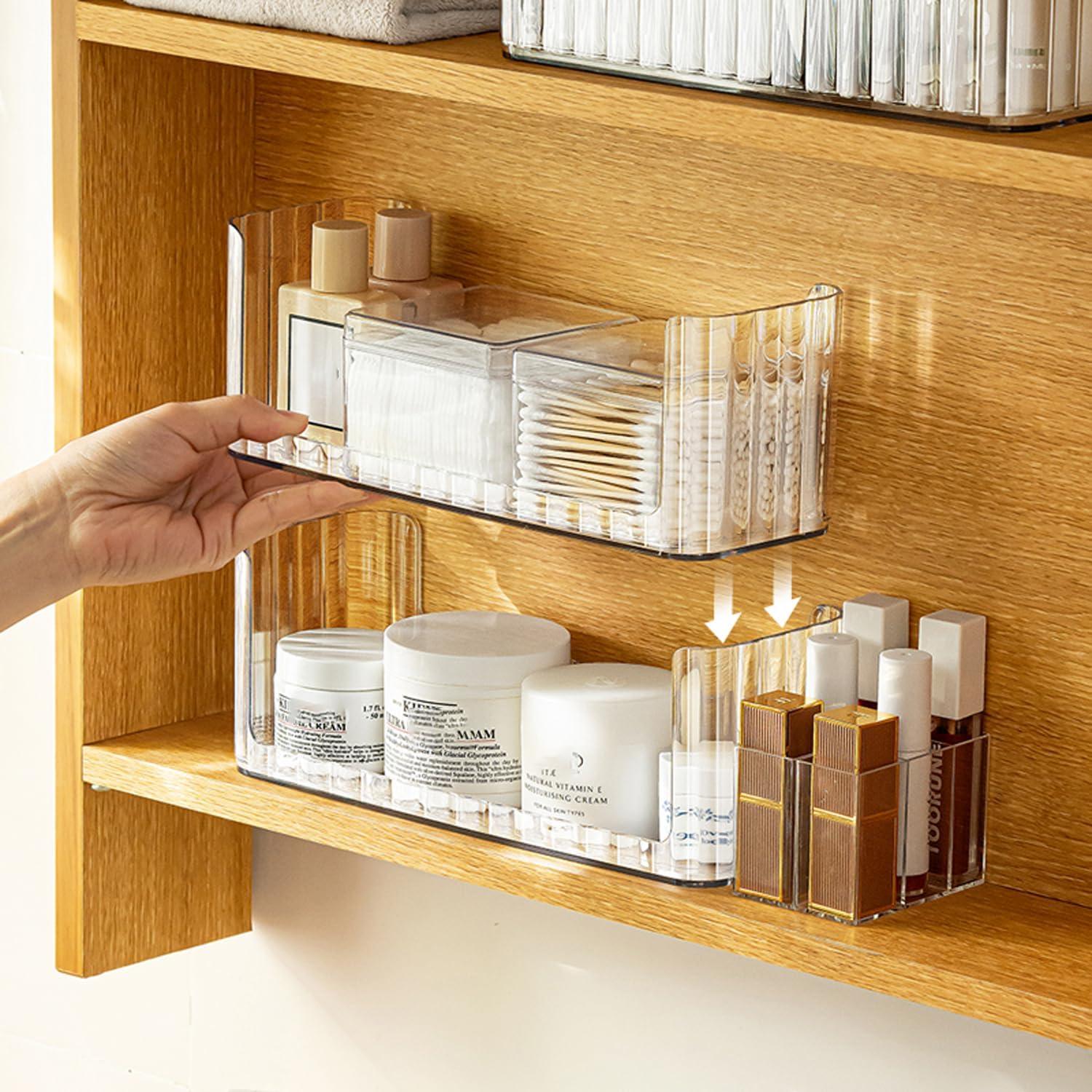 Organizador de Estantes MORNITE 2 Niveles Transparente