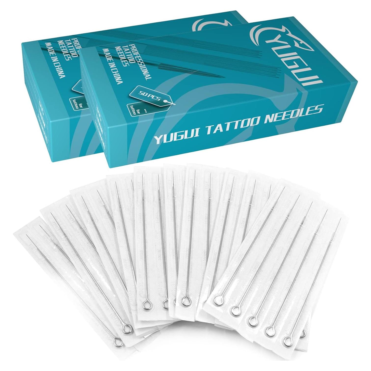 Agujas de Tatuaje Yugui - Set Mixto 50 Piezas 3RL a 11RL