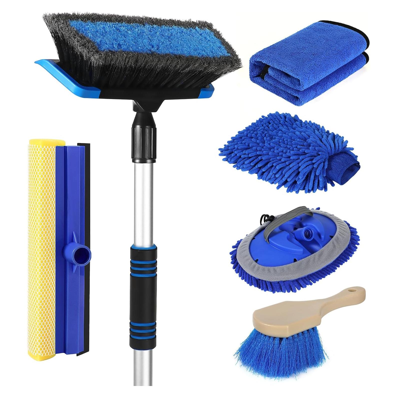 Kit de Lavado de Autos Wontolf 1.47 kg con Cepillo y Mopas