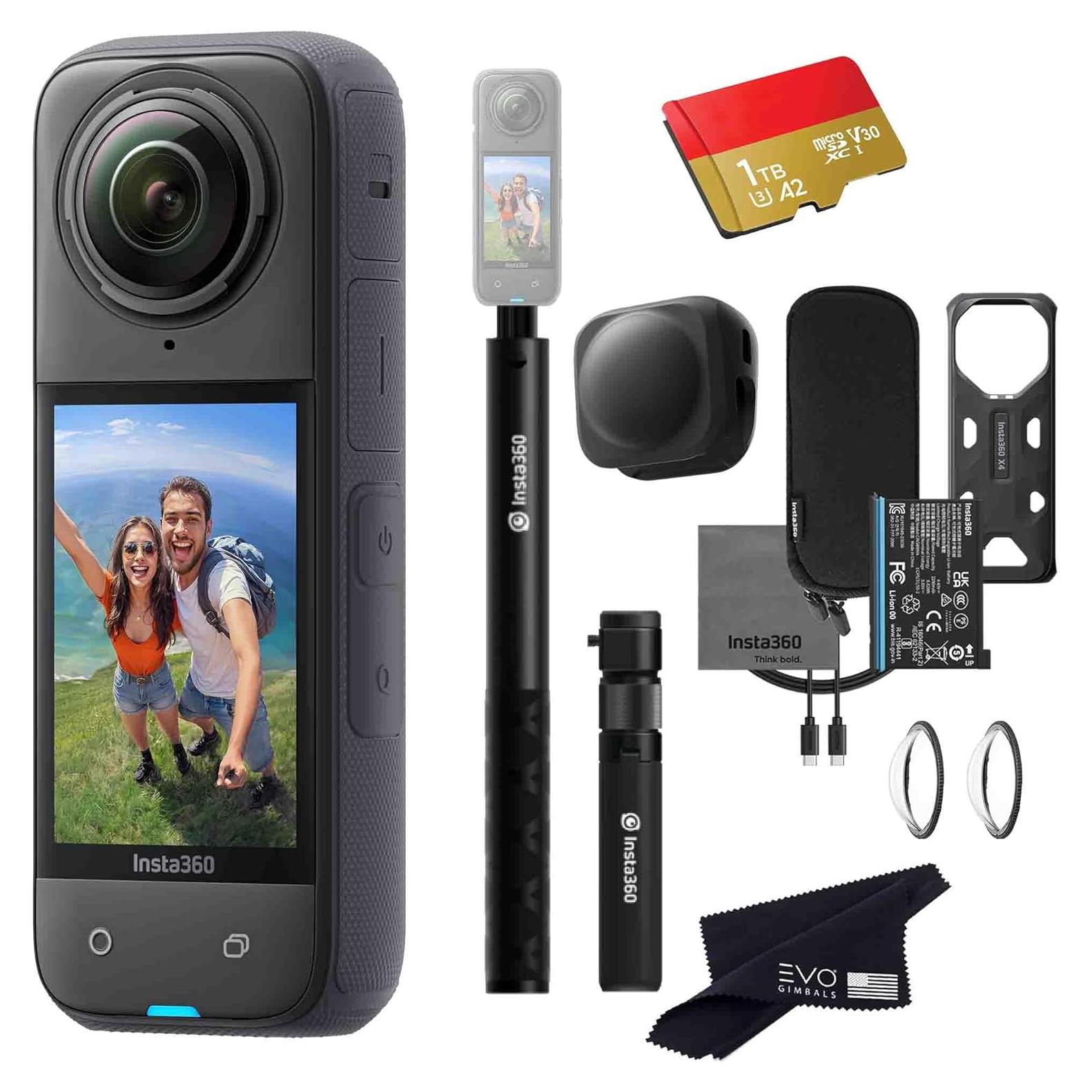 Cámara de Acción 360 Insta360 X4 8K HDR a Prueba de Agua