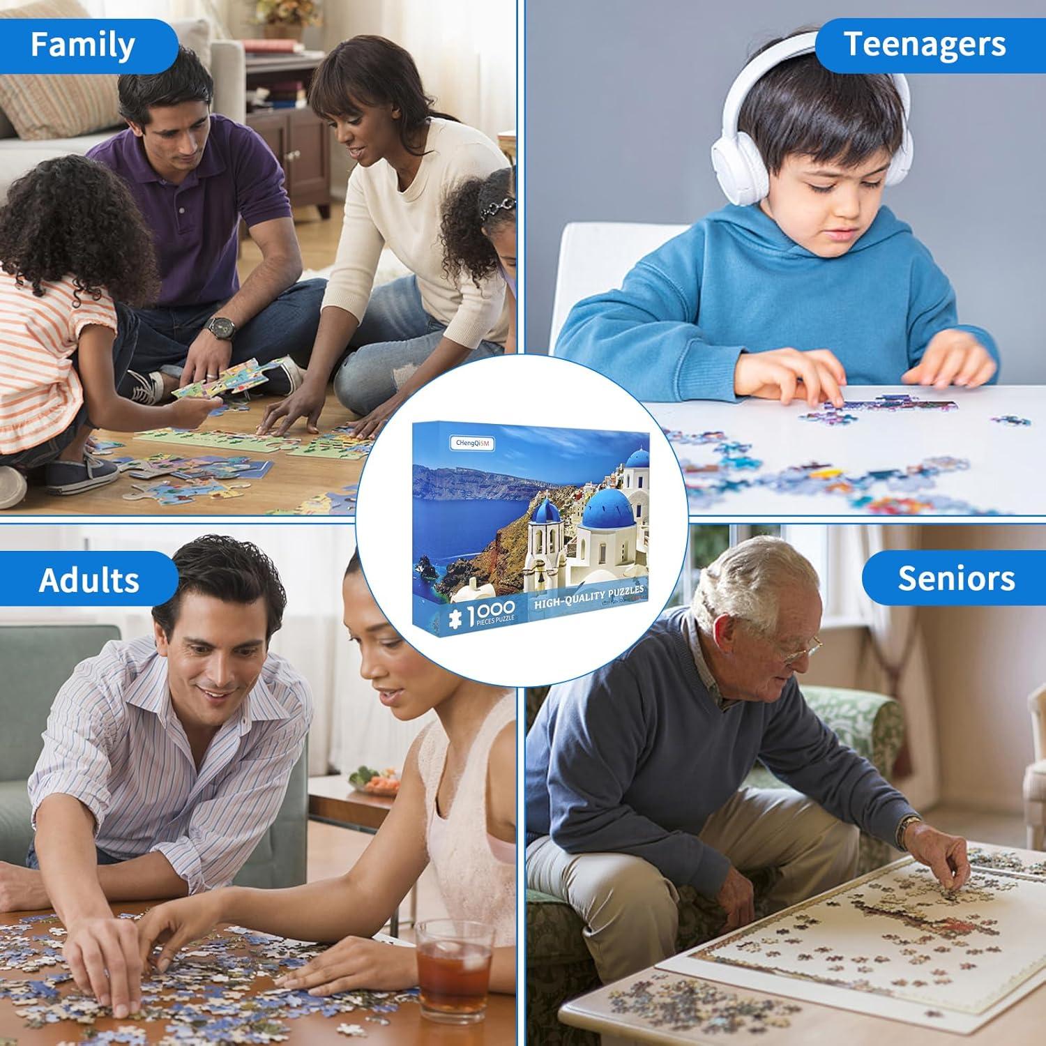 Rompecabezas 1000 Piezas CHengQiSM Mar Aegean Decorativo