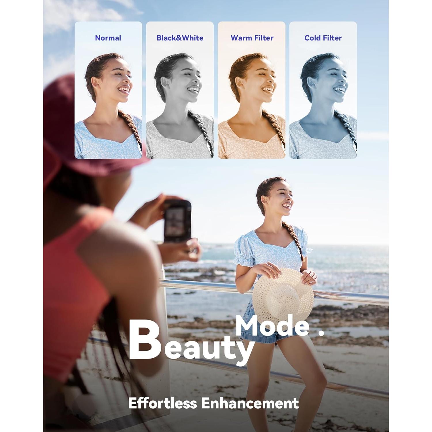 Cámara Digital Jexylon CA06 2.7K 48MP Pantalla Doble Zoom 18x