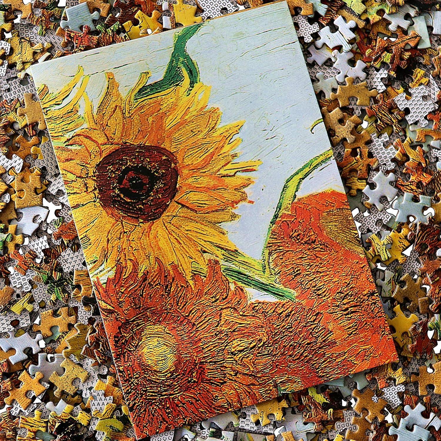 Rompecabezas Moruska Girasoles Van Gogh 1000 Piezas 70x50cm
