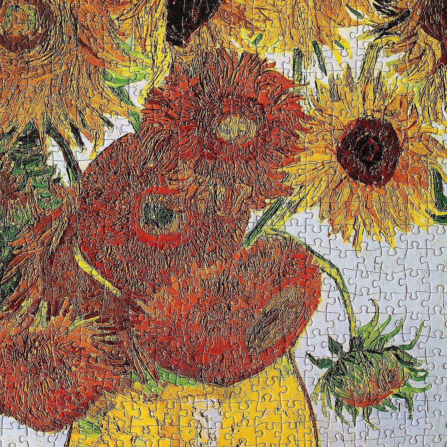 Rompecabezas Moruska Girasoles Van Gogh 1000 Piezas 70x50cm