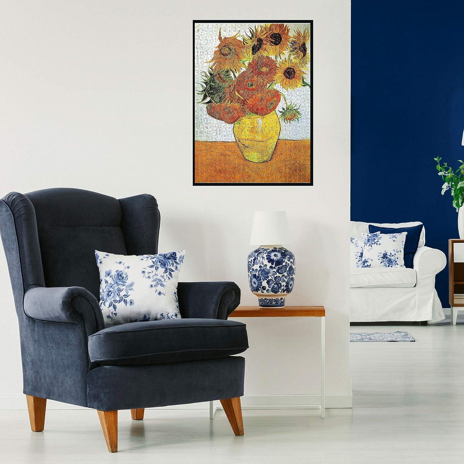 Rompecabezas Moruska Girasoles Van Gogh 1000 Piezas 70x50cm