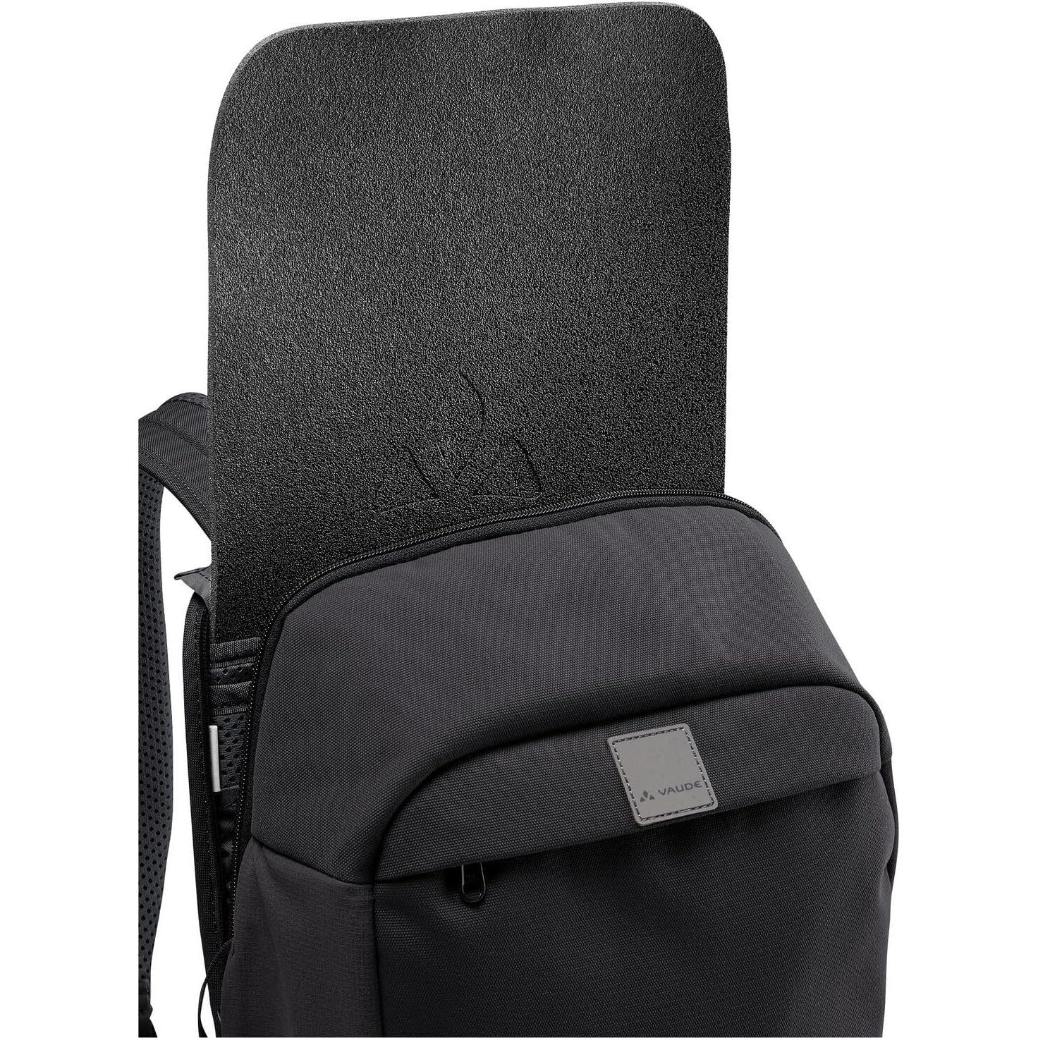 Mochila de Día VAUDE Coreway Negra 10L con Cojín de Asiento