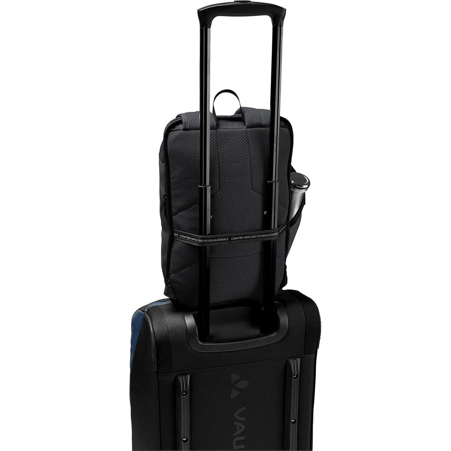 Mochila de Día VAUDE Coreway Negra 10L con Cojín de Asiento