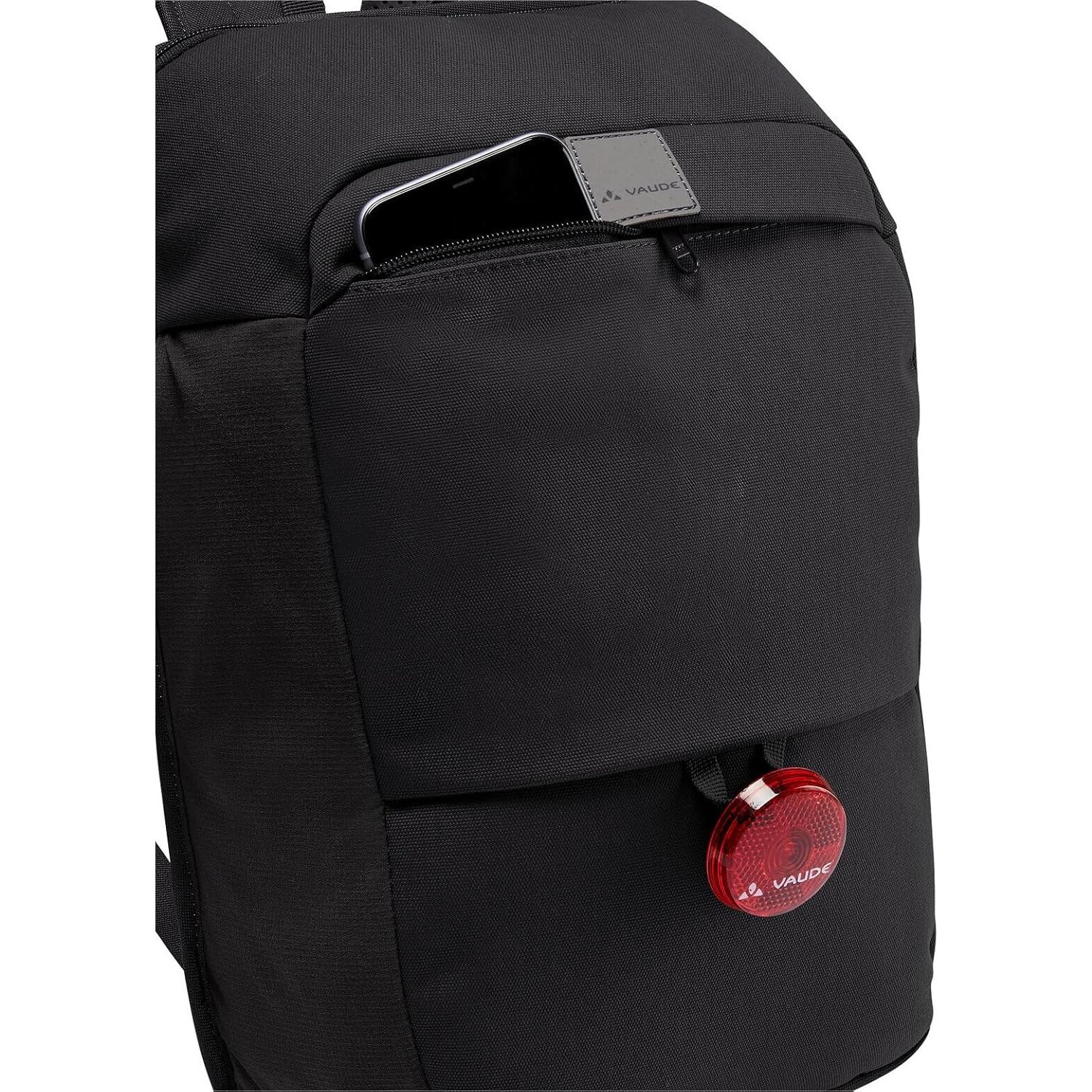 Mochila de Día VAUDE Coreway Negra 10L con Cojín de Asiento