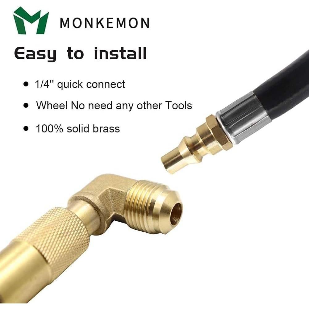 Manguera de Propano 3.05m Monkemon con Conexión Rápida