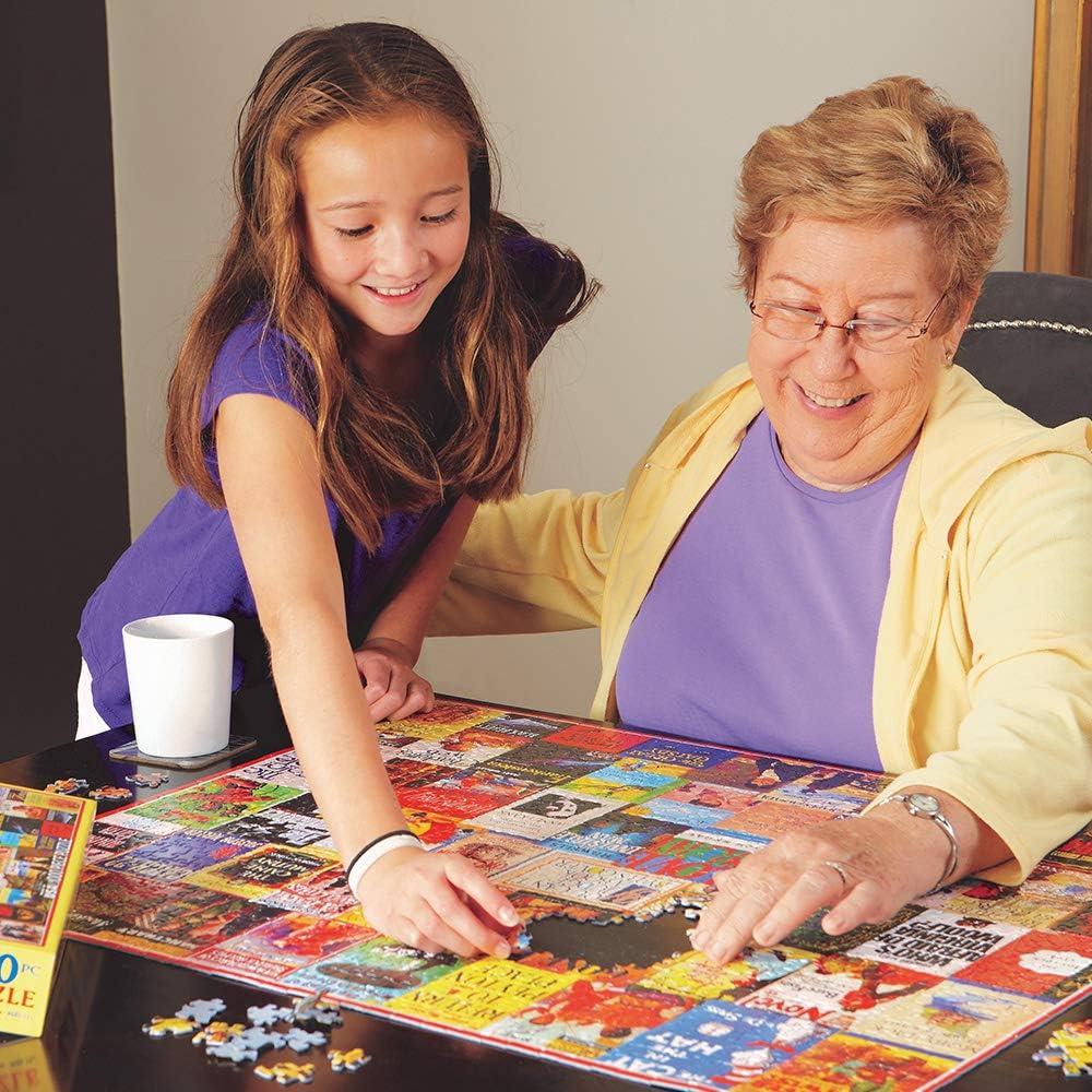 Rompecabezas 1000 Piezas White Mountain Cabaña Lago Otoño