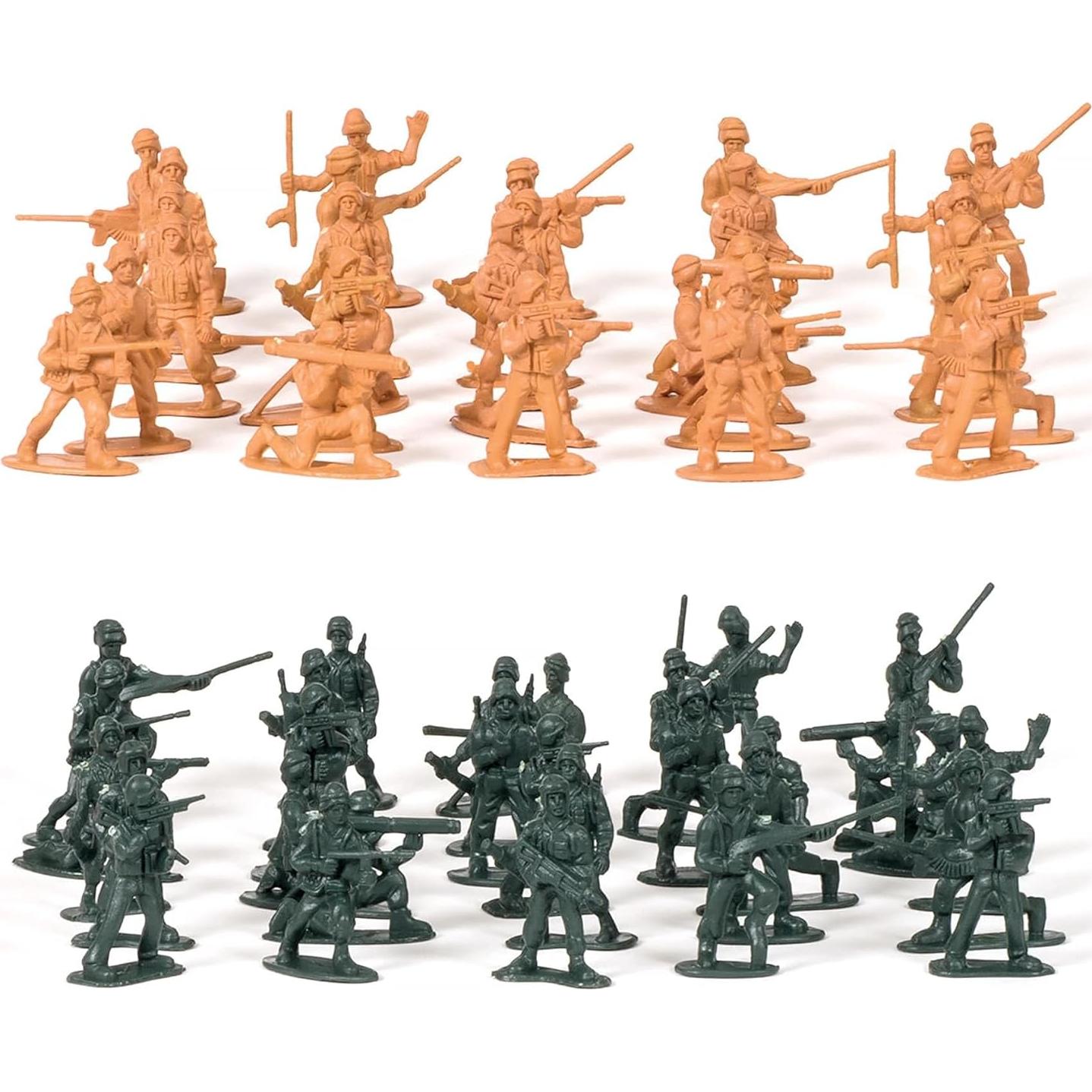 Soldados Mini Retro Schylling 60 Piezas 15x11cm