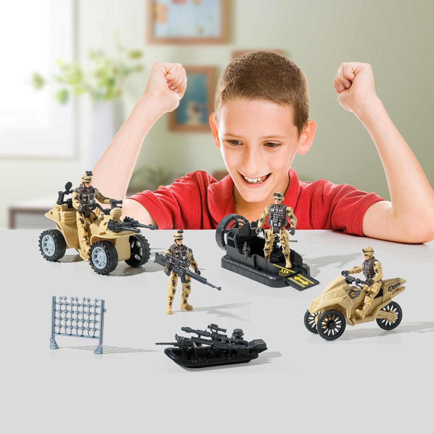 Set de Figuras de Acción Militares Wbzle 11PCS Juguete