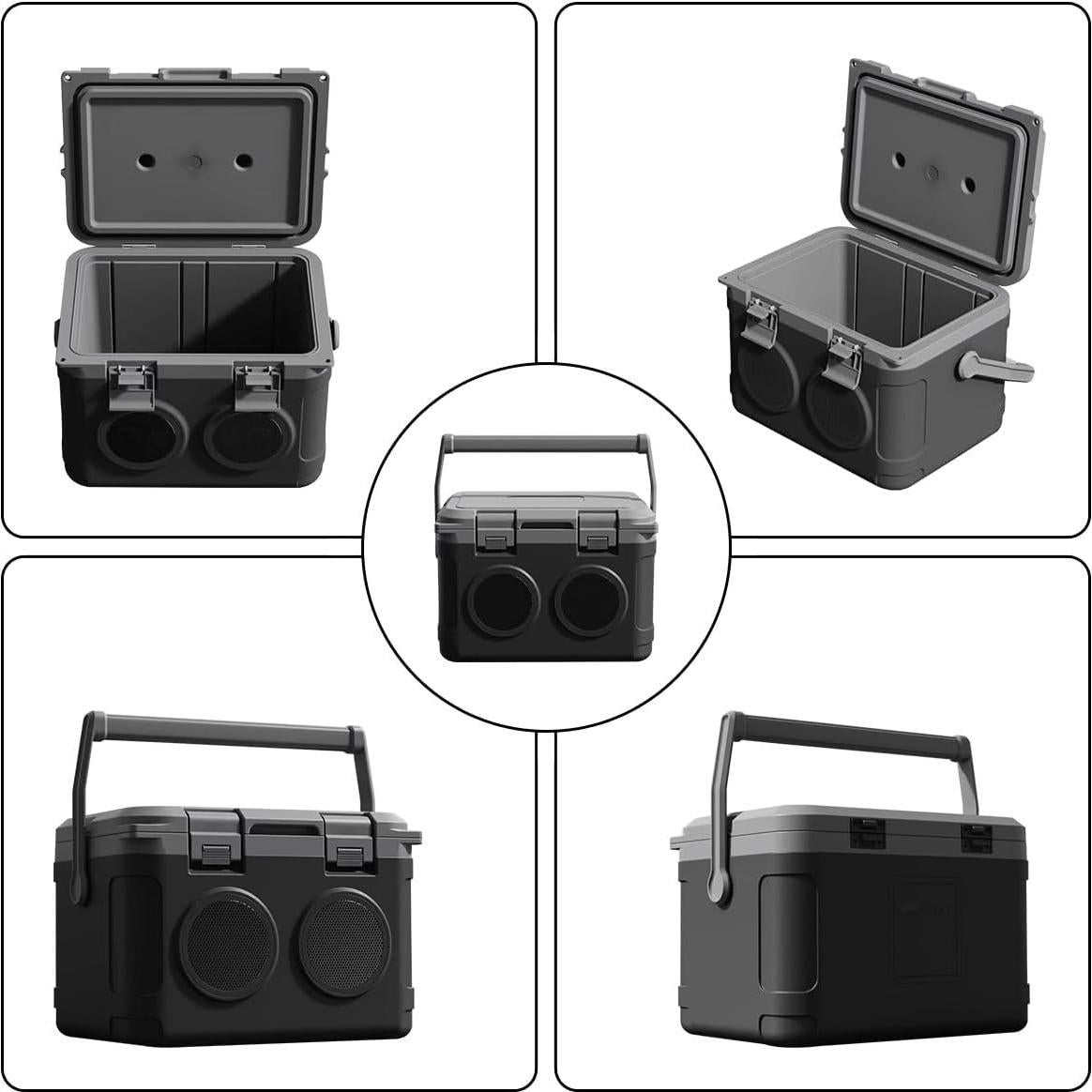 Enfriador de Campamento GETUHAND 28.32L con Altavoz Bluetooth