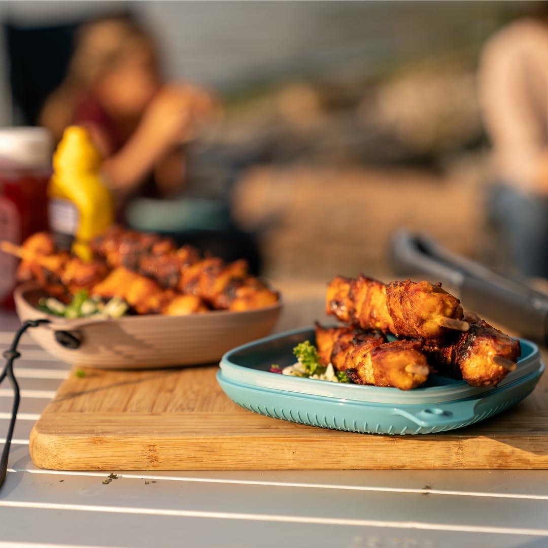 Kit de Comida para Camping UCO 4 Piezas Azul Utensilios