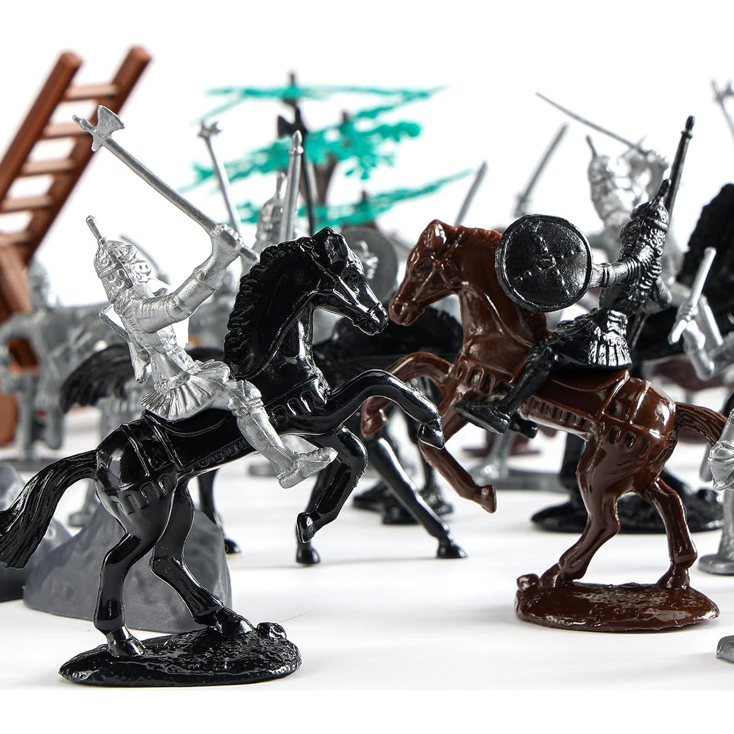 Figuras de Acción Caballeros Medievales AMOR PRESENT 24 Piezas