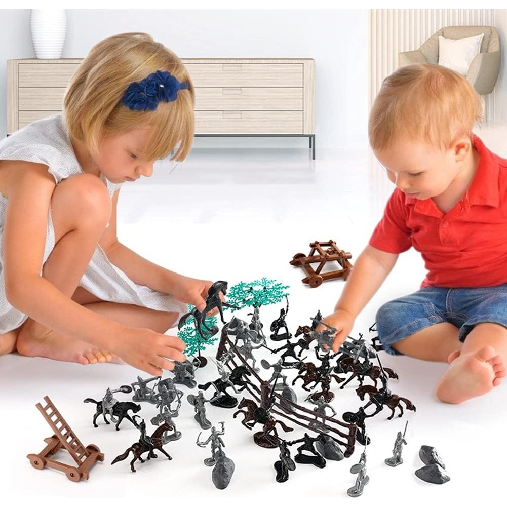 Figuras de Acción Caballeros Medievales AMOR PRESENT 24 Piezas