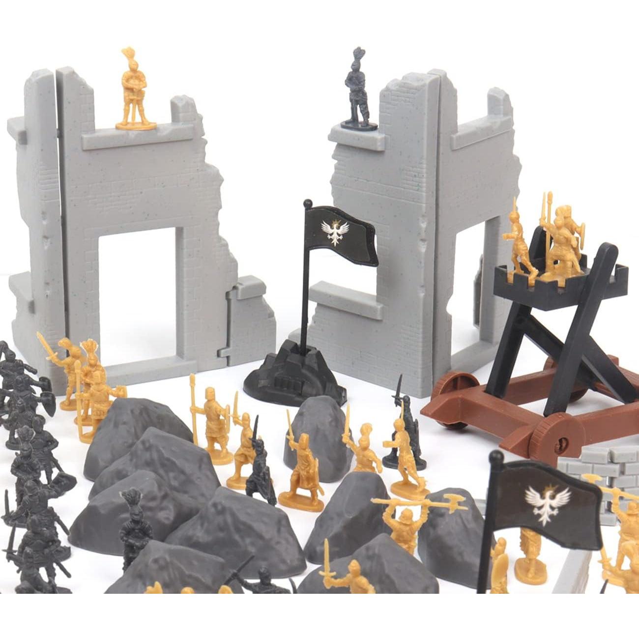 OTONOPI Soldados de Juguete Medieval 250PCS con Accesorios