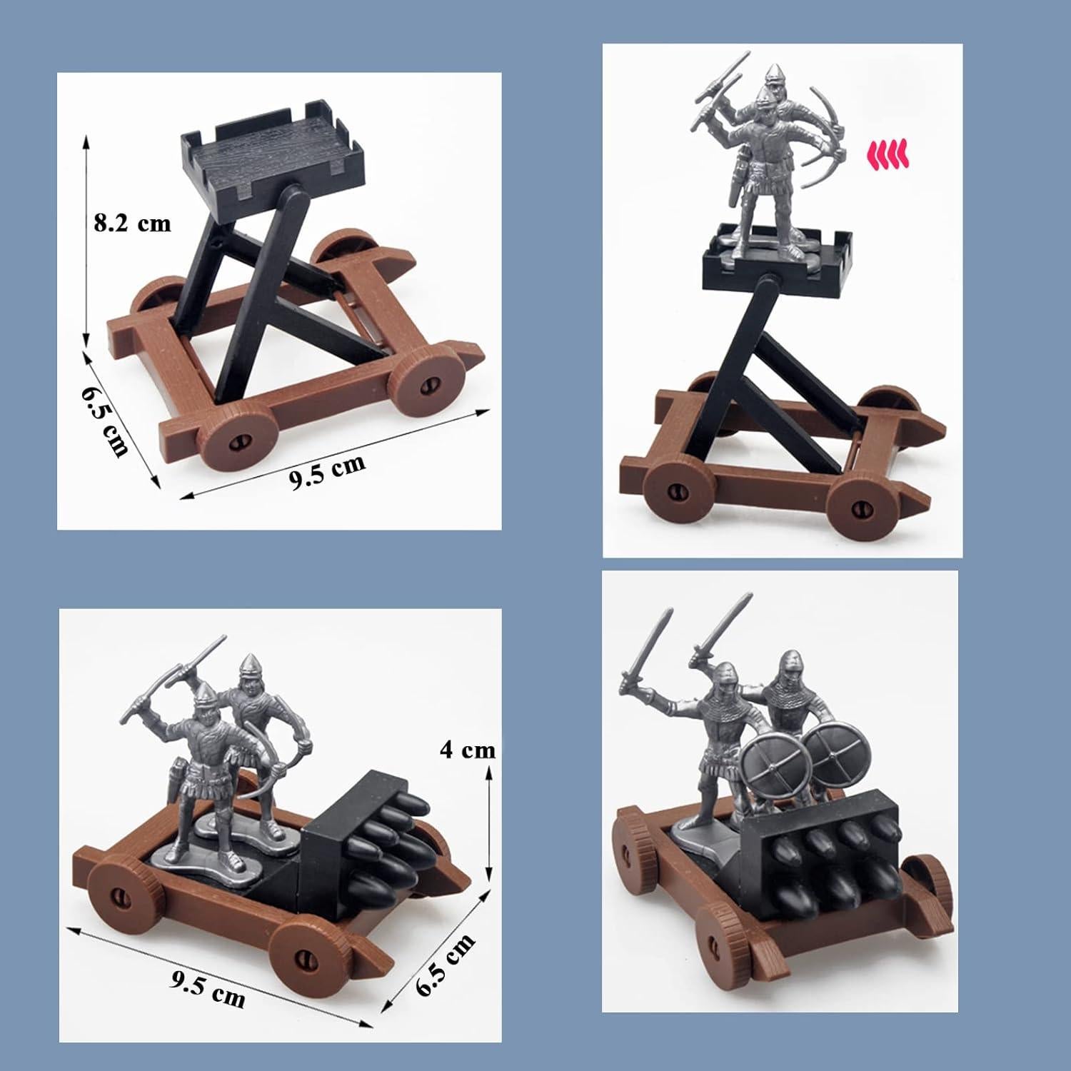 OTONOPI Soldados de Juguete Medieval 250PCS con Accesorios