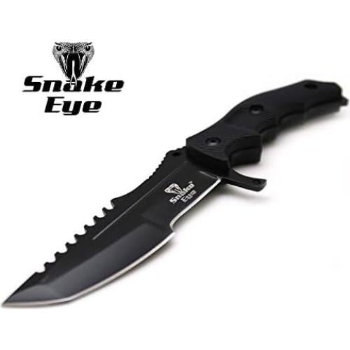 Cuchillo Fijo de Caza Snake Eye Tactical 11.43 cm con Funda