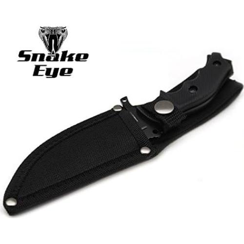Cuchillo Fijo de Caza Snake Eye Tactical 11.43 cm con Funda