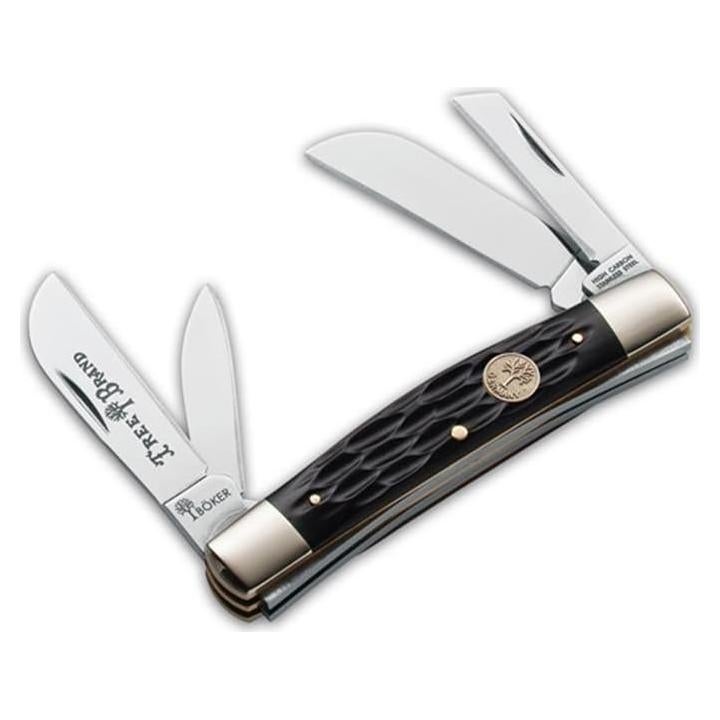 Cuchillo de bolsillo Boker TS Congress con mango de hueso negro