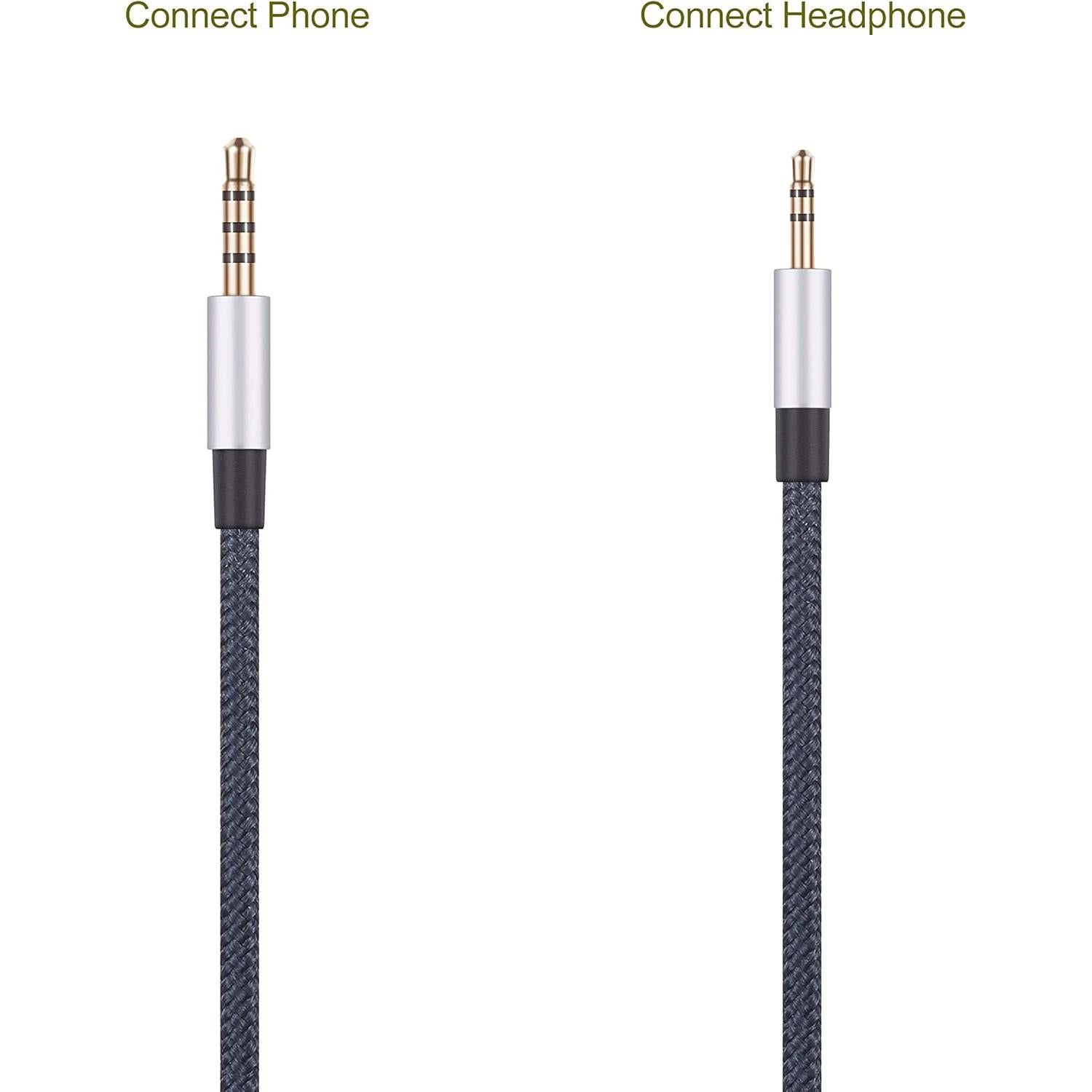 Cable AUX 3.5mm a 2.5mm ABLET con micrófono y control remoto