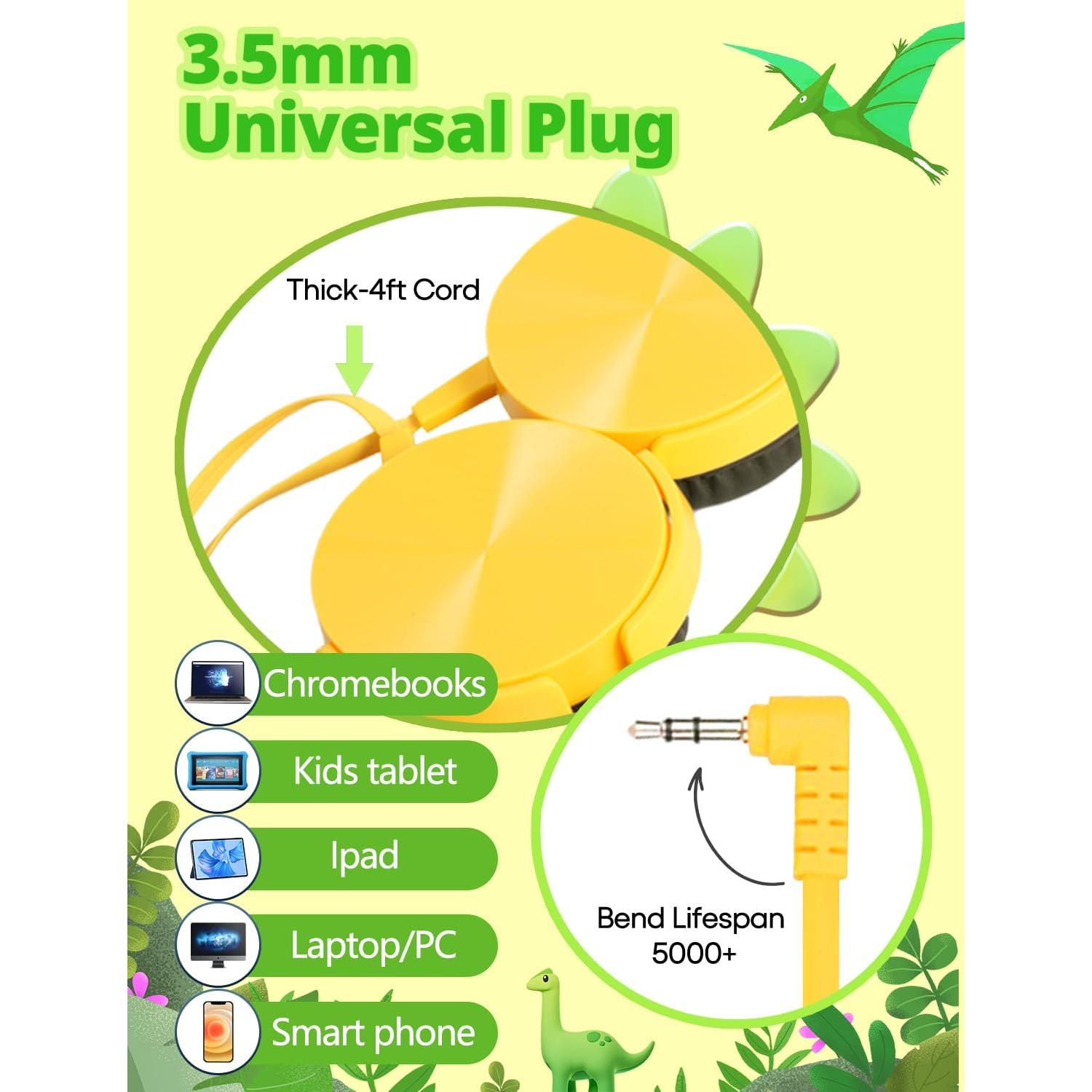 Auriculares Plegables Estéreo HD Ladont QS-450 para Niños