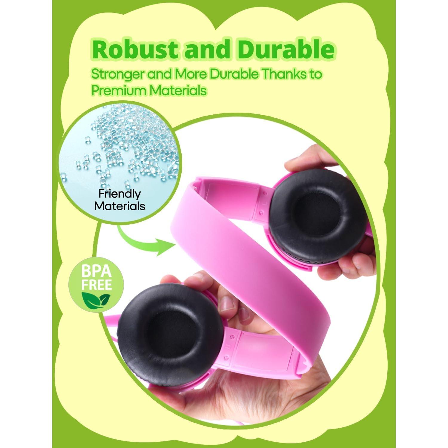 Auriculares Plegables Estéreo HD Ladont QS-450 para Niños