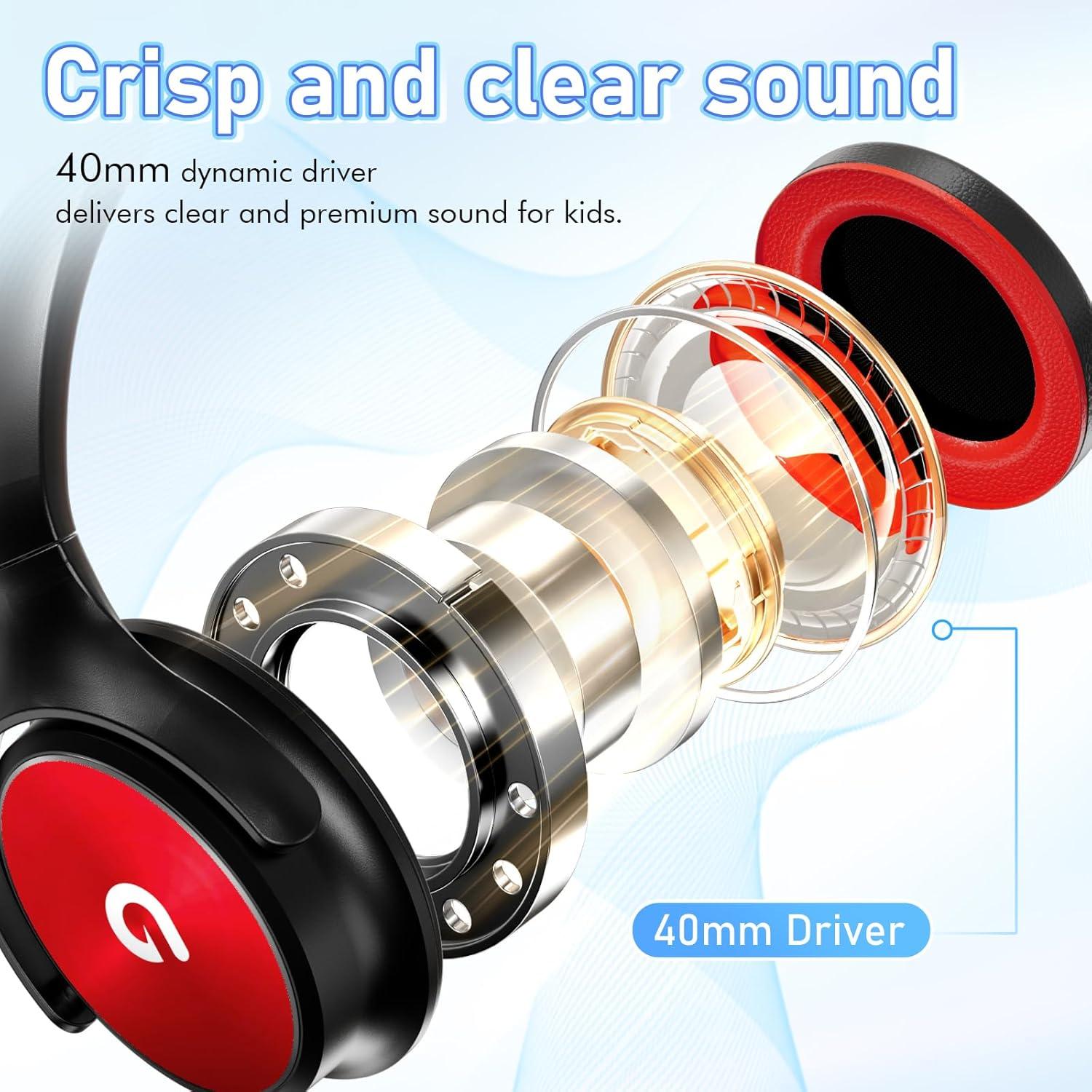 Auriculares Adoope AD-1000 Plegables para Niños 85/94dB