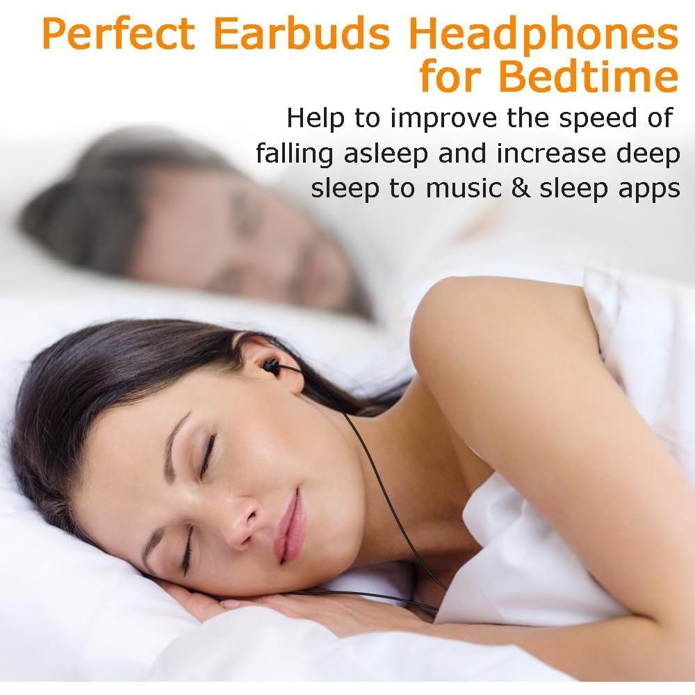 Auriculares para Dormir MAXROCK Silicona Ultra Suave con Micrófono