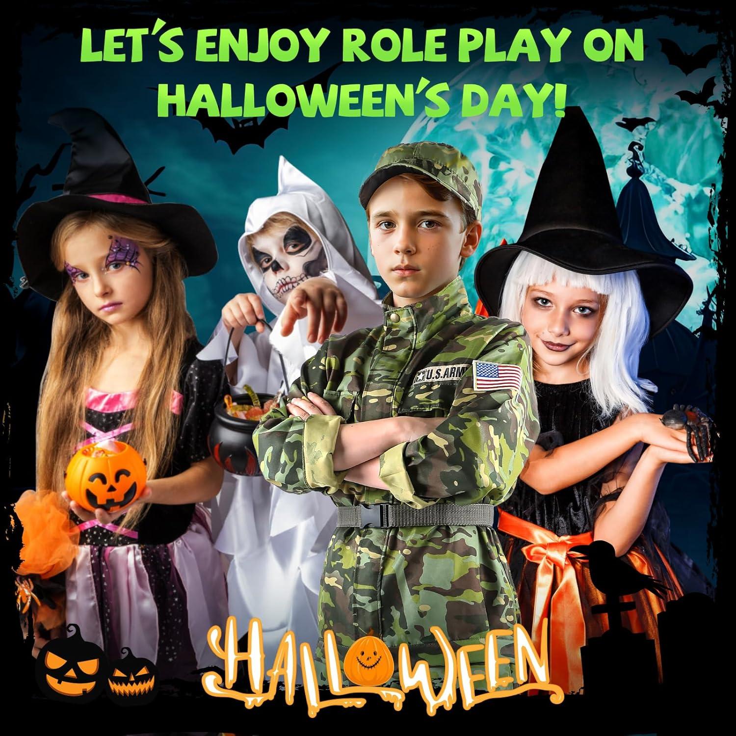 Disfraz de Ejército para Niños GIFTINBOX Camuflaje Grande