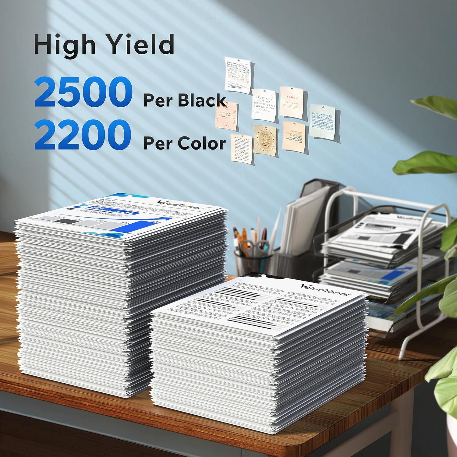 Cartuchos de Tóner Compatible Valuetoner TN221 TN225 - 5 Piezas