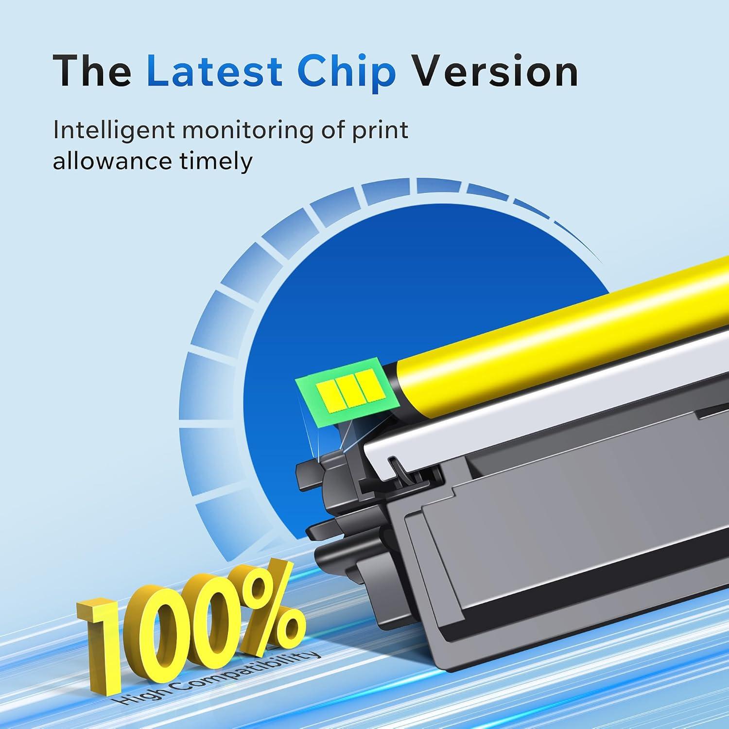 Cartuchos de Tóner Compatible Valuetoner TN221 TN225 - 5 Piezas