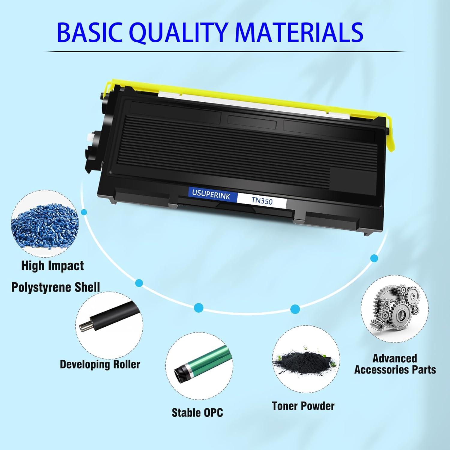 Cartucho de Tóner y Tambor SuperInk TN350 DR350 para Brother