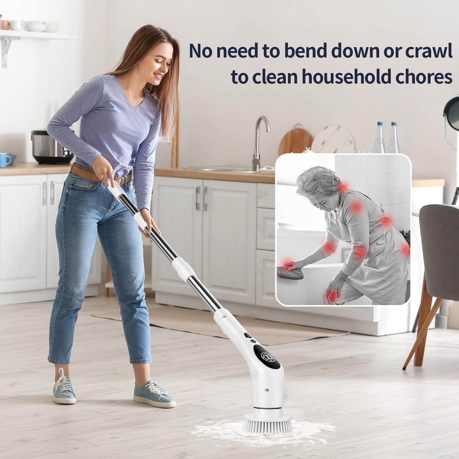 Cepillo de Limpieza Eléctrico Inalámbrico CenGoes TD-8136