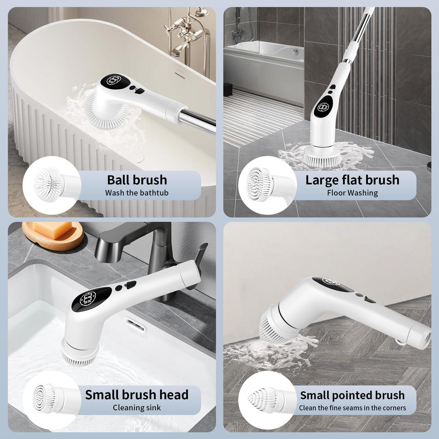 Cepillo de Limpieza Eléctrico Inalámbrico CenGoes TD-8136