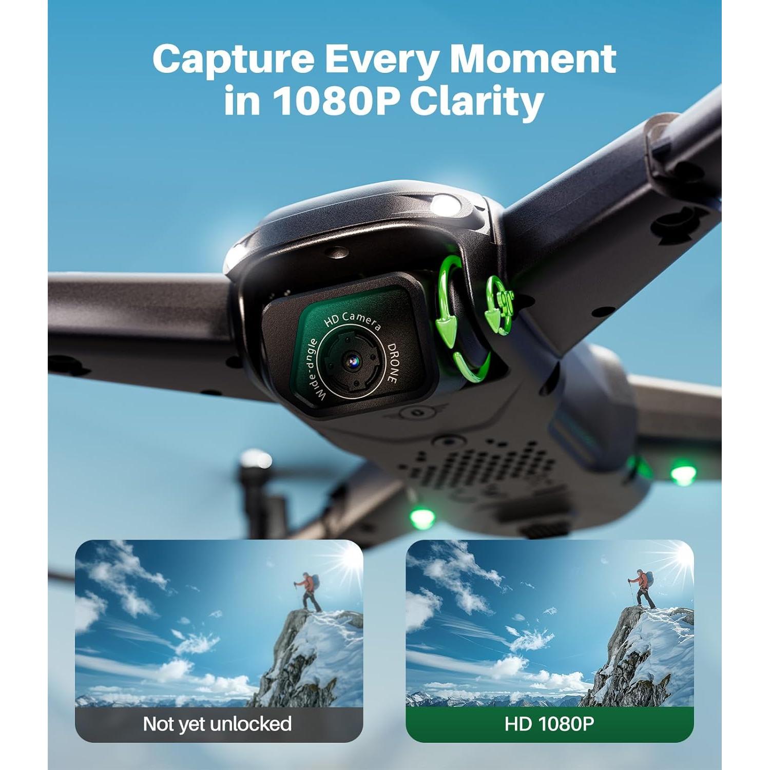 Drone SYMA X710W FPV HD 1080P con cámara y 24 min vuelo