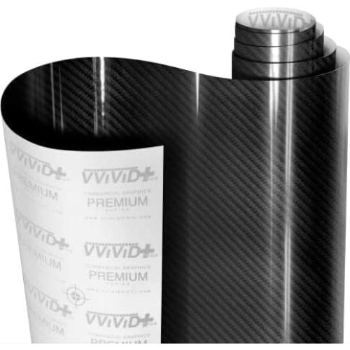 Vinilo Envoltura Fibra de Carbono Brillante VViViD 0.15m x 1.52m