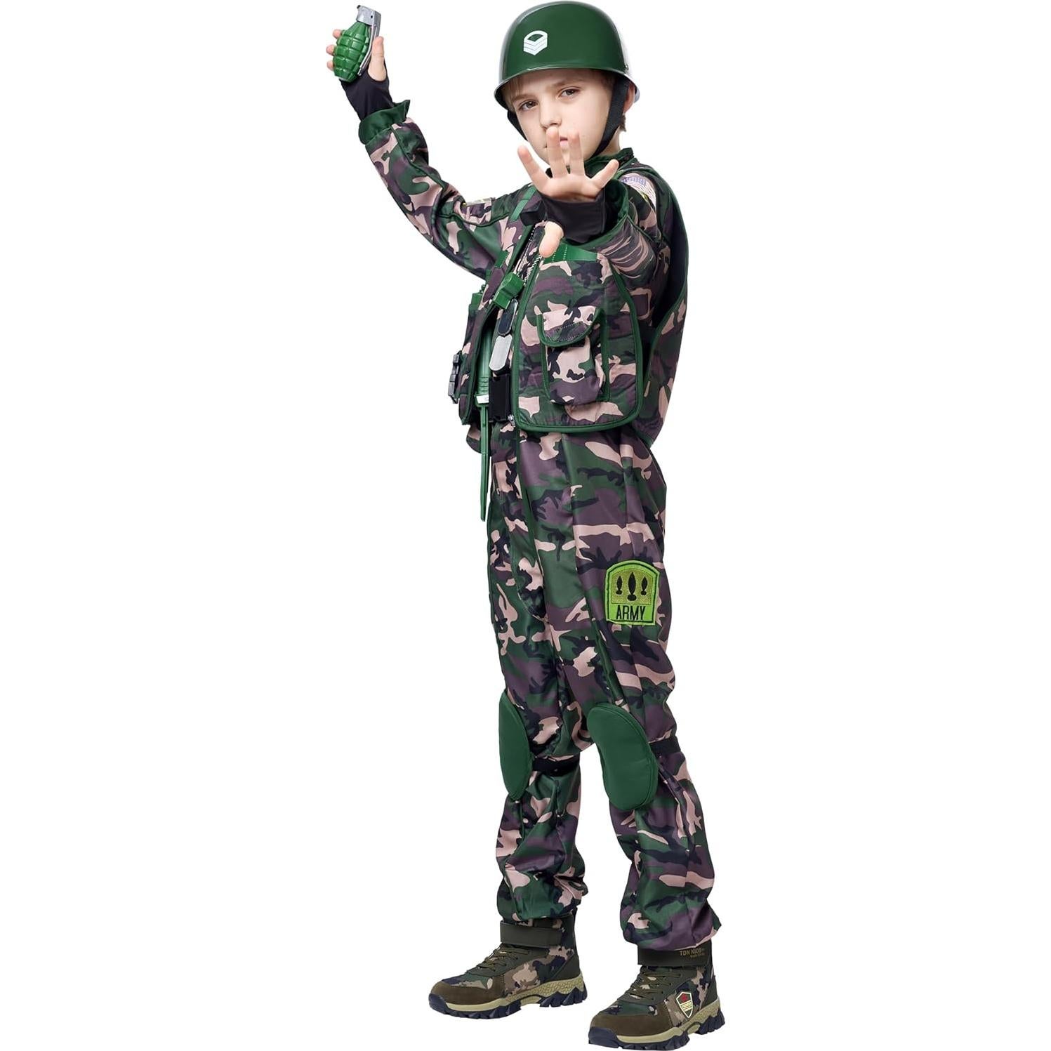 Disfraz Militar Infantil Camuflado Joyin para Halloween