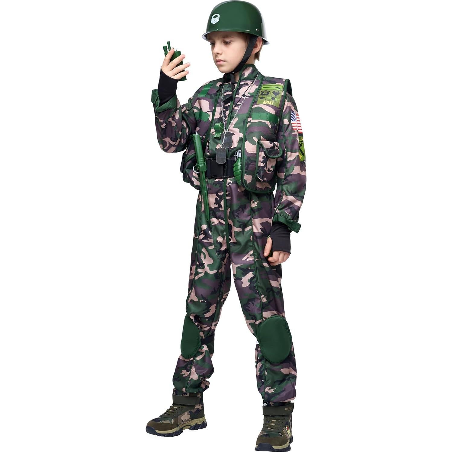 Disfraz Militar Infantil Camuflado Joyin para Halloween