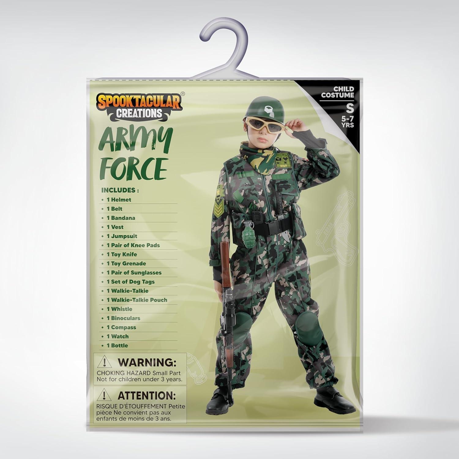 Disfraz Militar Infantil Camuflado Joyin para Halloween