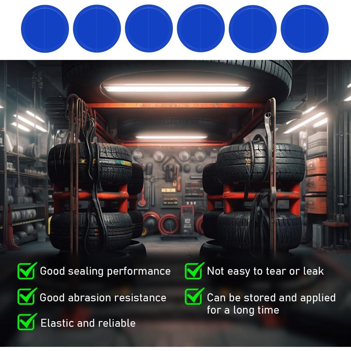 120 Piezas Parche de Reparación de Neumáticos Ohleats 32-58mm