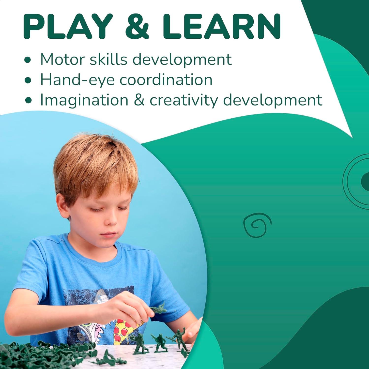 Figuras de Acción Soldados Entervending - 100 Pcs 5 cm