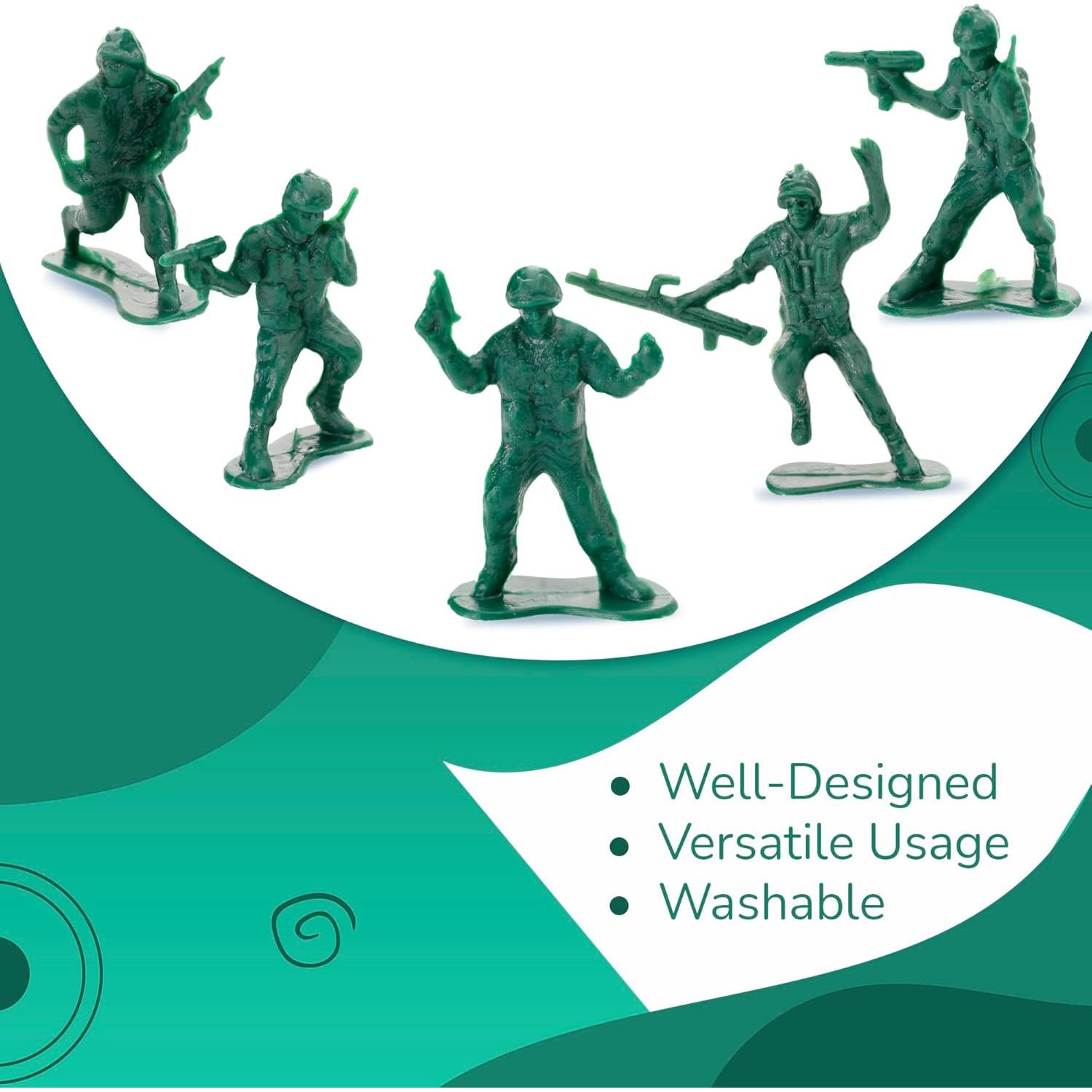 Figuras de Acción Soldados Entervending - 100 Pcs 5 cm