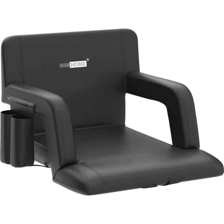 Sillas de Estadio Portátiles VIVOHOME Reclinables 2 Unidades