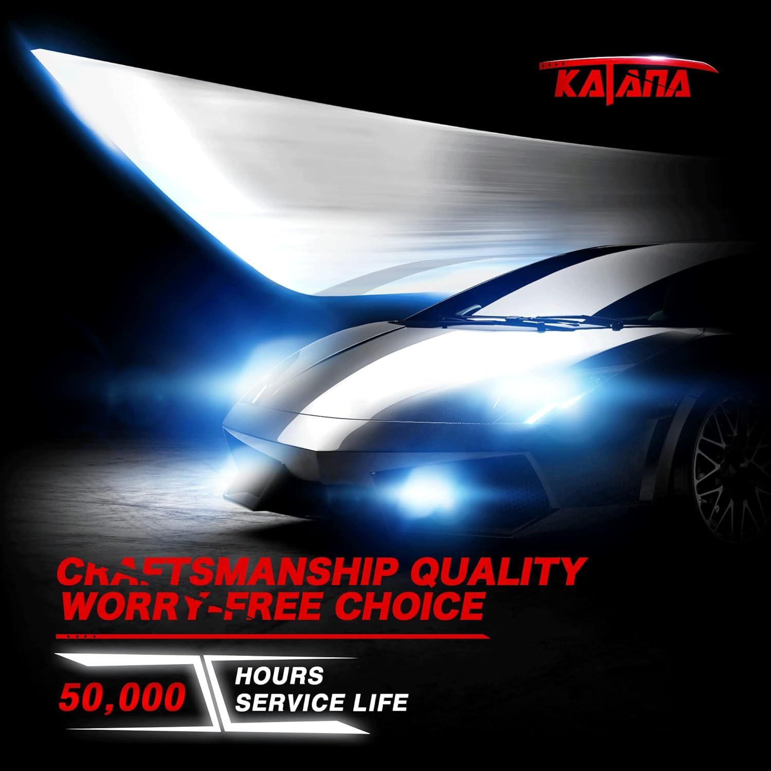 Bombillas de Luz de Niebla KATANA 9005 HB3 400% Brillo 6500K