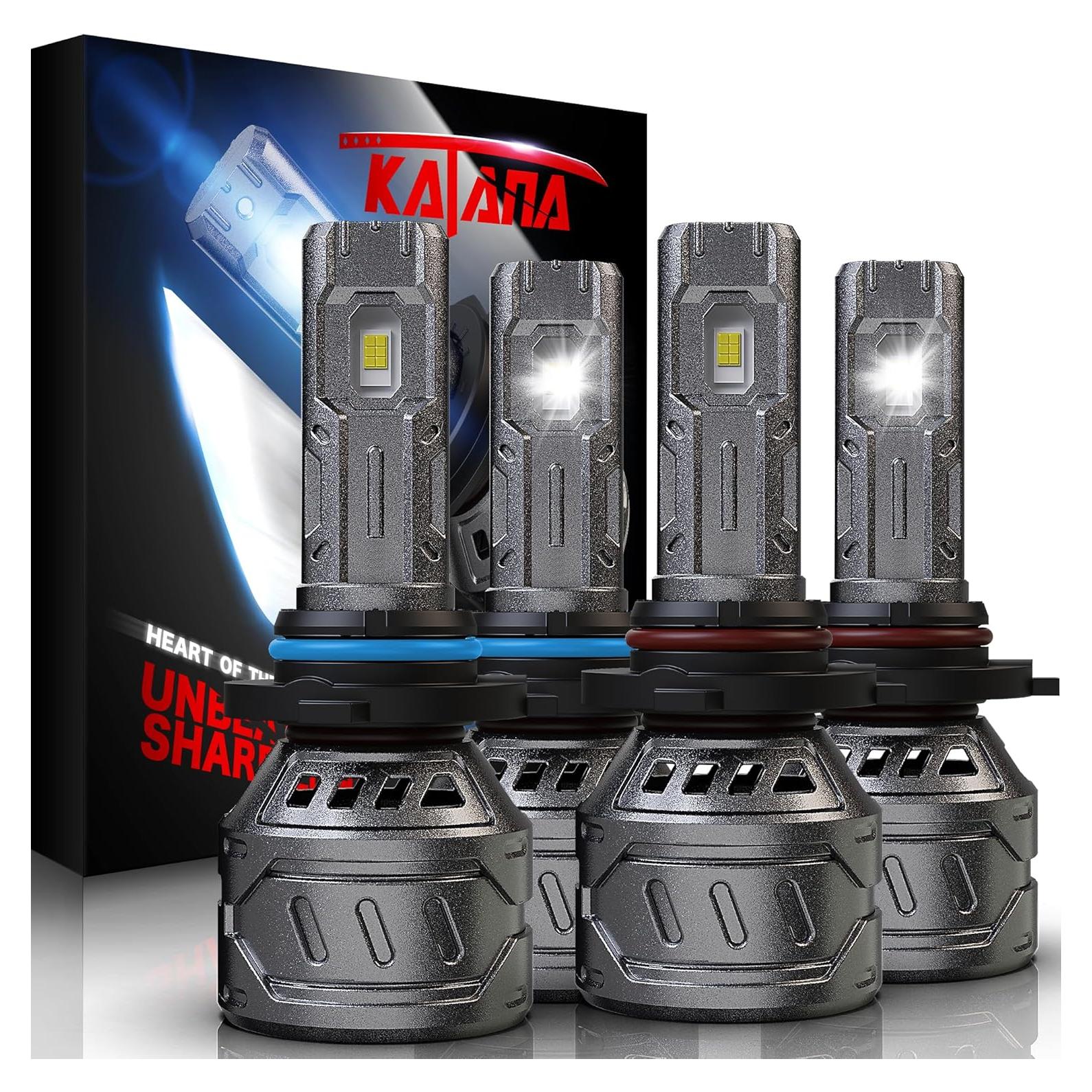 KATANA Combo de Luz Antiniebla 9005 9006 16000 Lúmenes 6500K