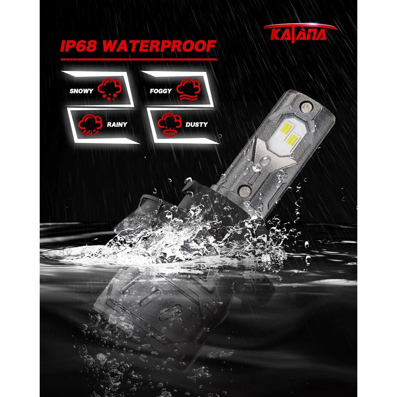 Bombilla de Niebla KATANA H13 70W 16000 Lúmenes 6500K