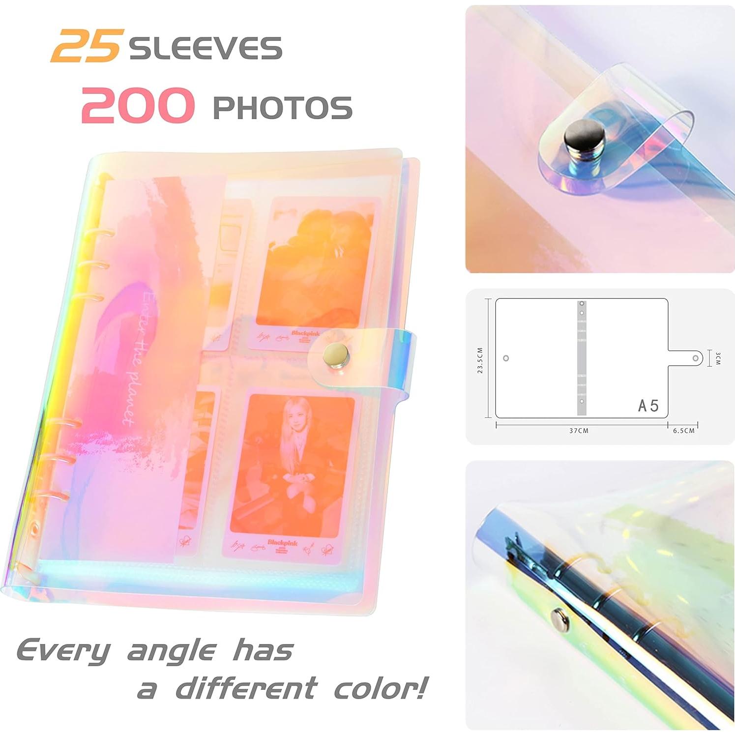 Álbum de Fotos K KAREZOG 200 Bolsillos para Fujifilm Instax